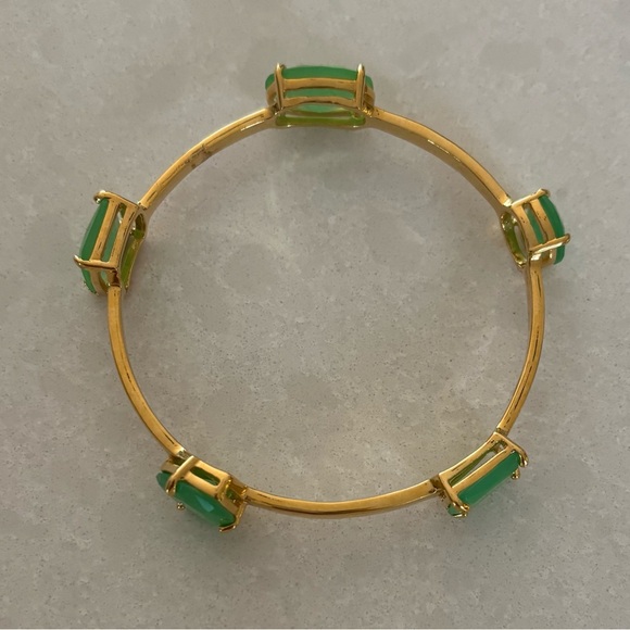 KATE SPADE Green Stone Bracelet Bangle - Picture 2 of 8